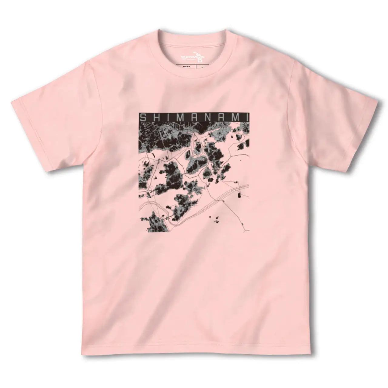 【しまなみ2(広島県)】地図柄ヘビーウェイトTシャツ