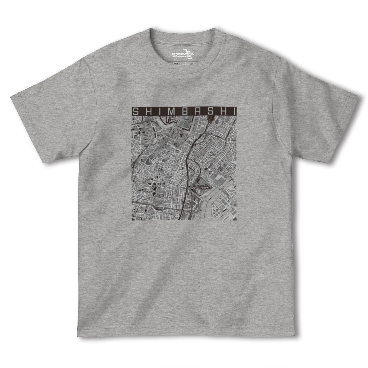 【新橋(東京都)】地図柄ヘビーウェイトTシャツ