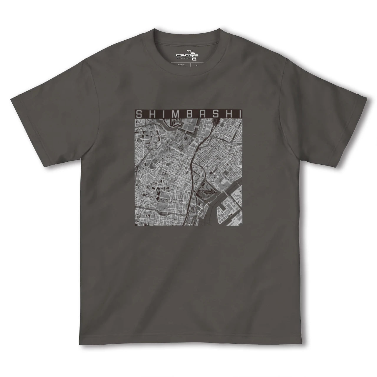 【新橋(東京都)】地図柄ヘビーウェイトTシャツ