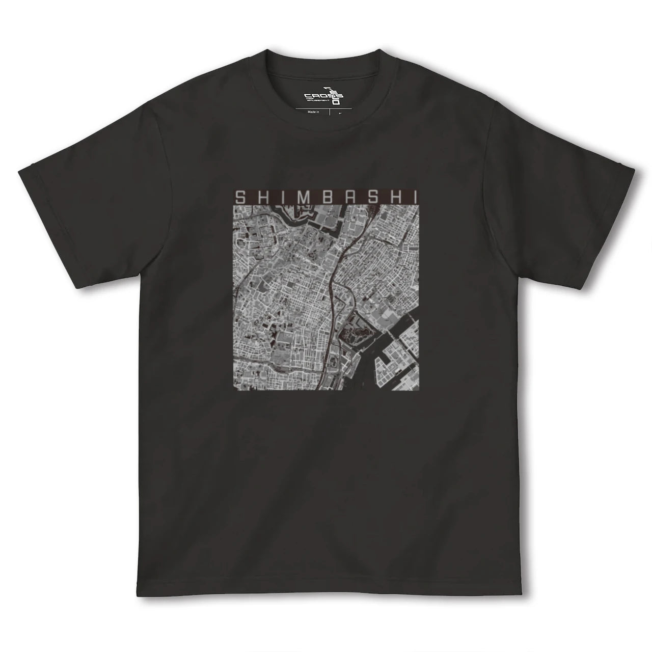 【新橋(東京都)】地図柄ヘビーウェイトTシャツ