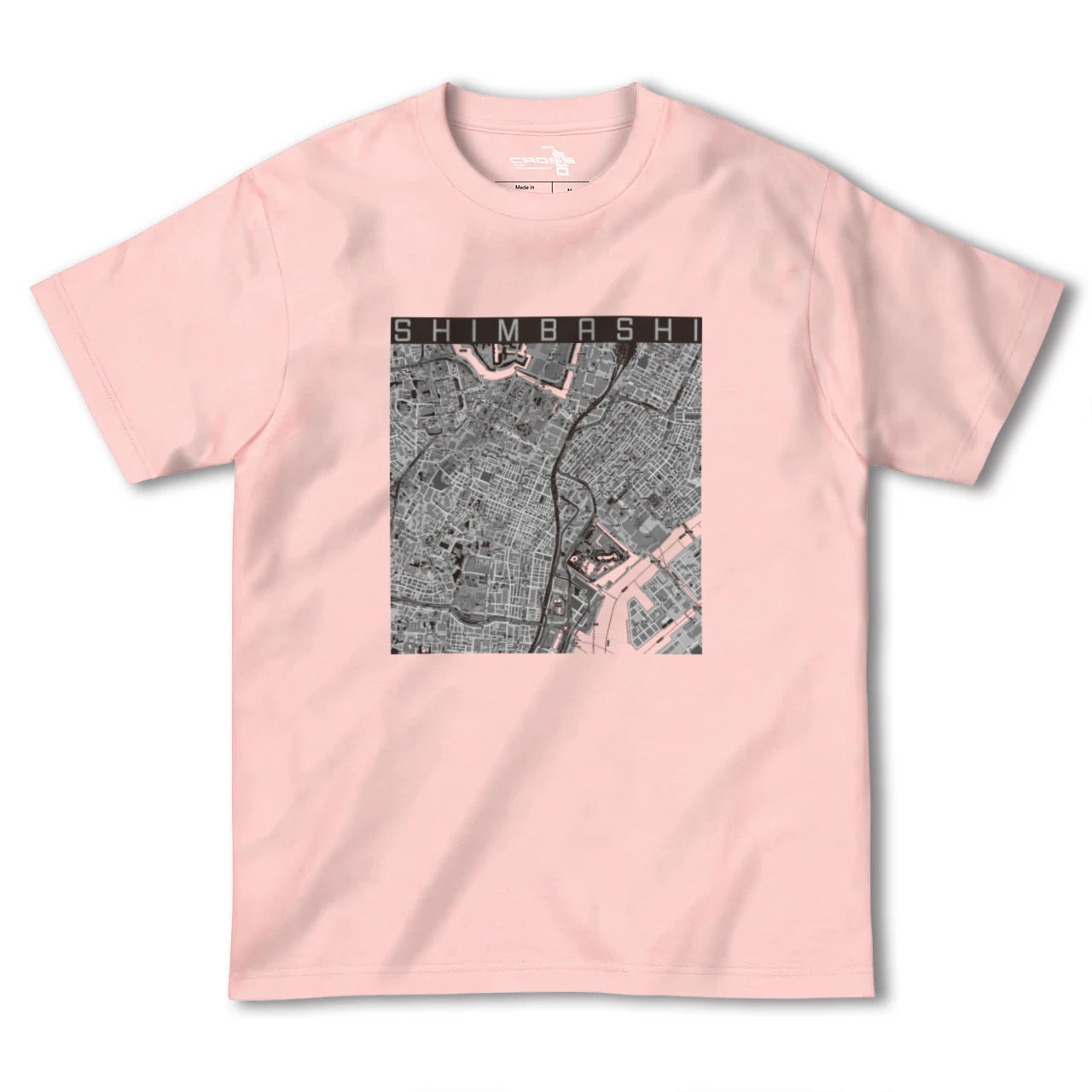 【新橋(東京都)】地図柄ヘビーウェイトTシャツ