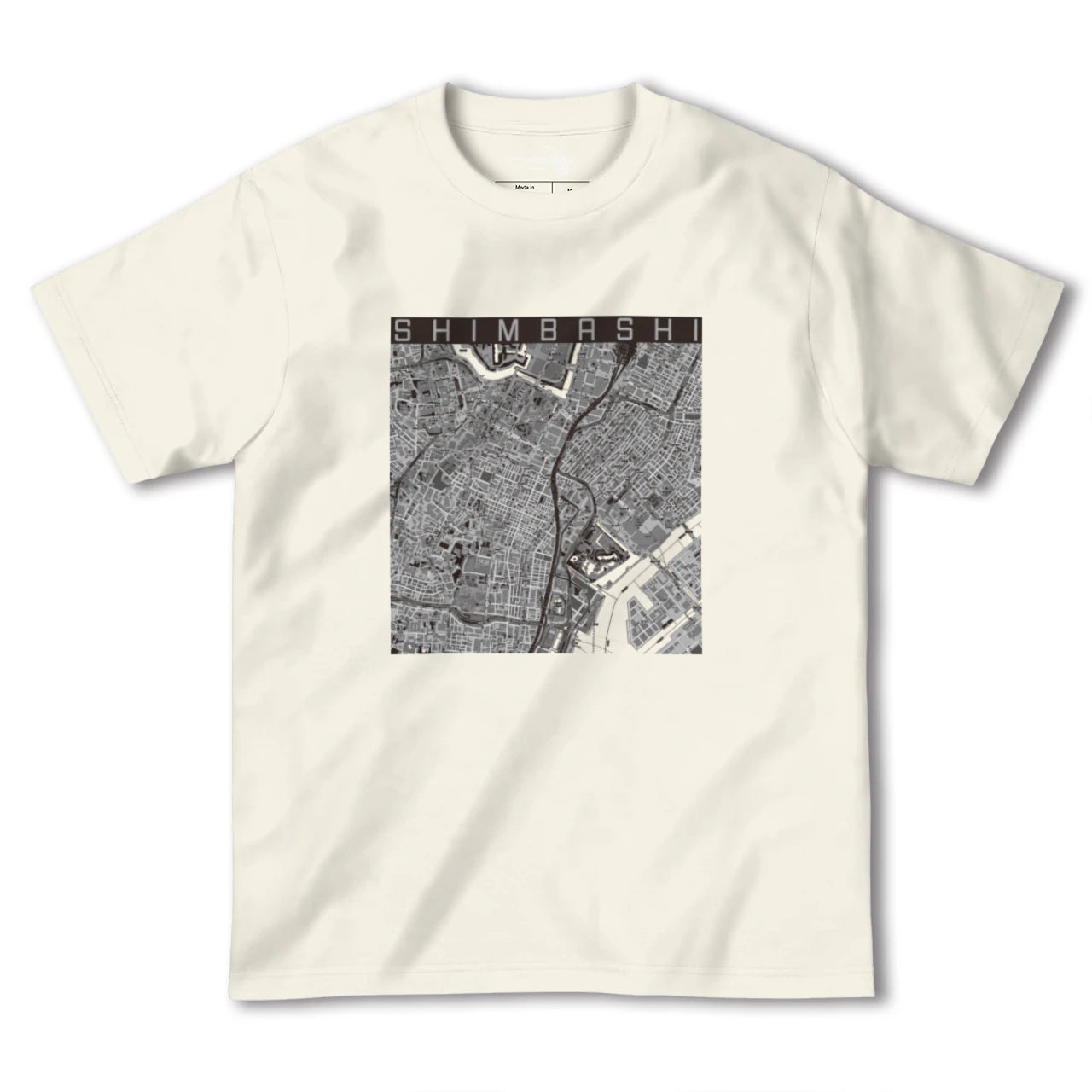 【新橋(東京都)】地図柄ヘビーウェイトTシャツ