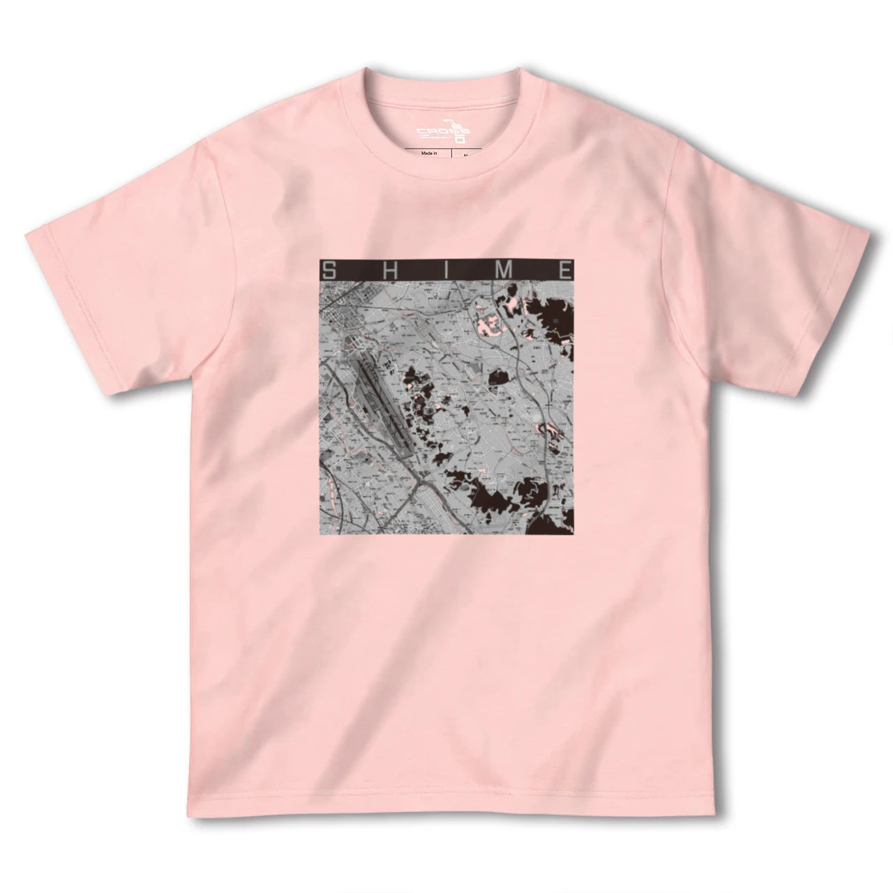 【志免(福岡県)】地図柄ヘビーウェイトTシャツ