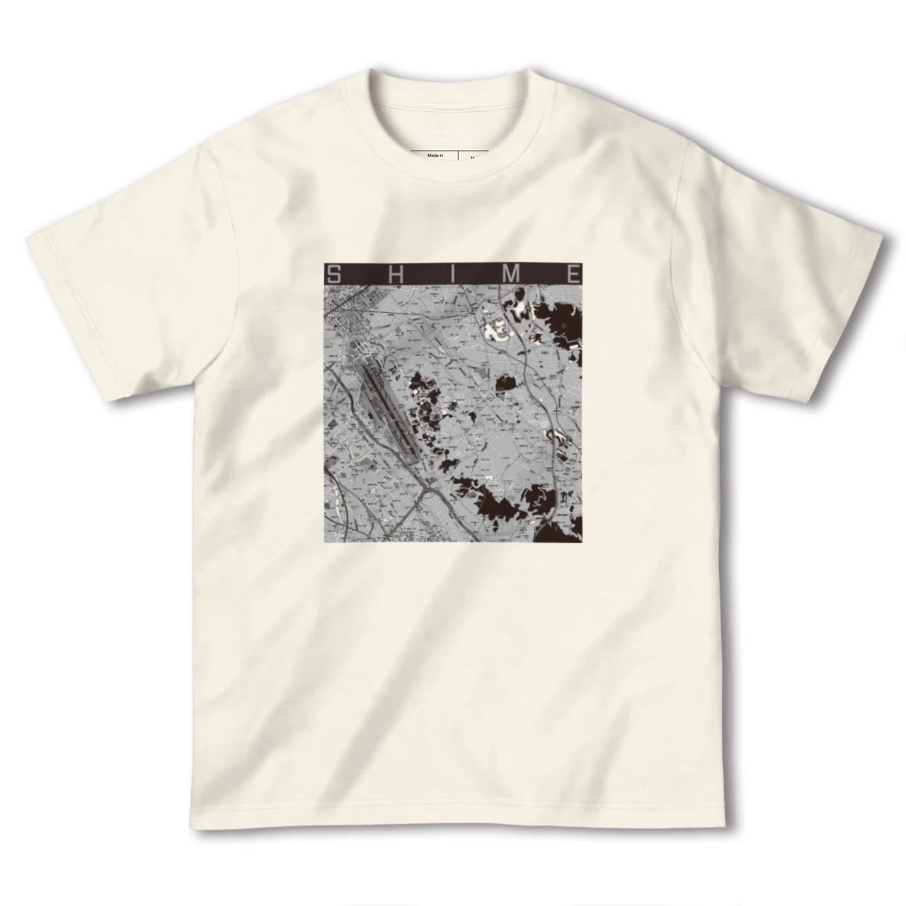 【志免(福岡県)】地図柄ヘビーウェイトTシャツ