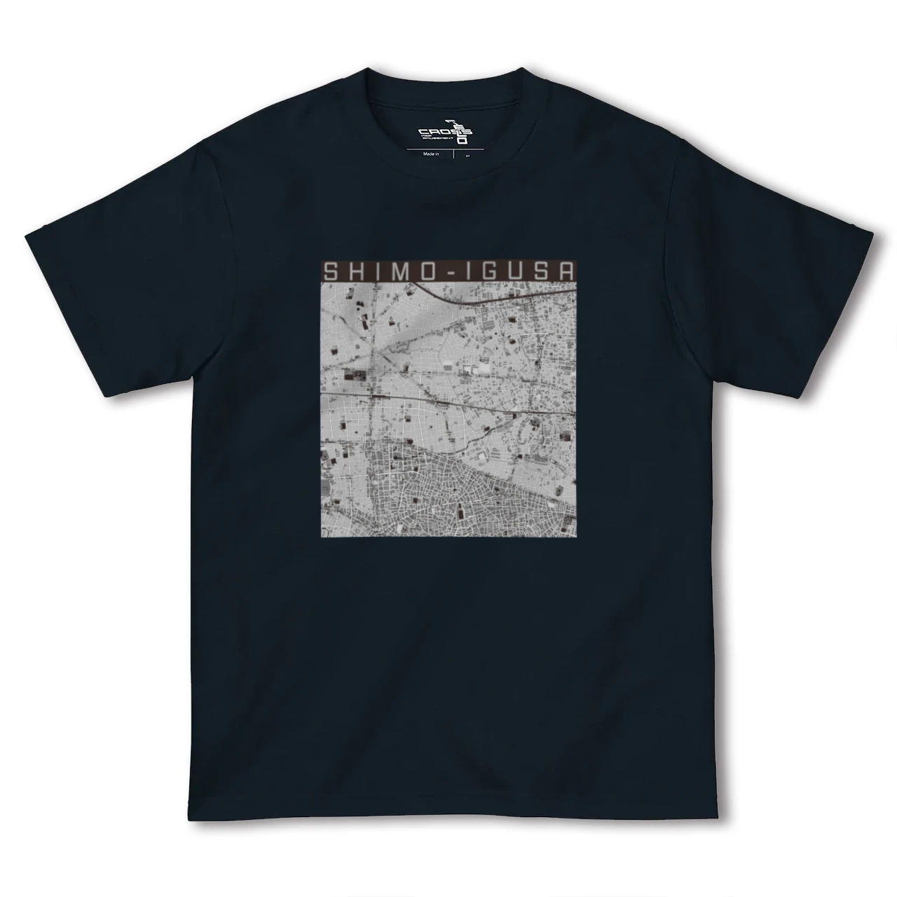 【下井草(東京都)】地図柄ヘビーウェイトTシャツ