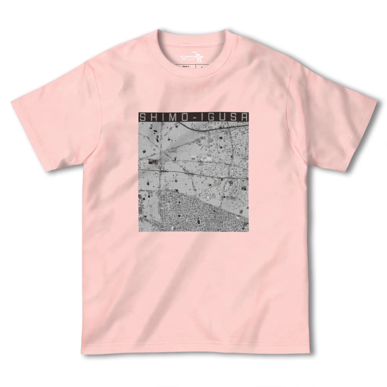 【下井草(東京都)】地図柄ヘビーウェイトTシャツ