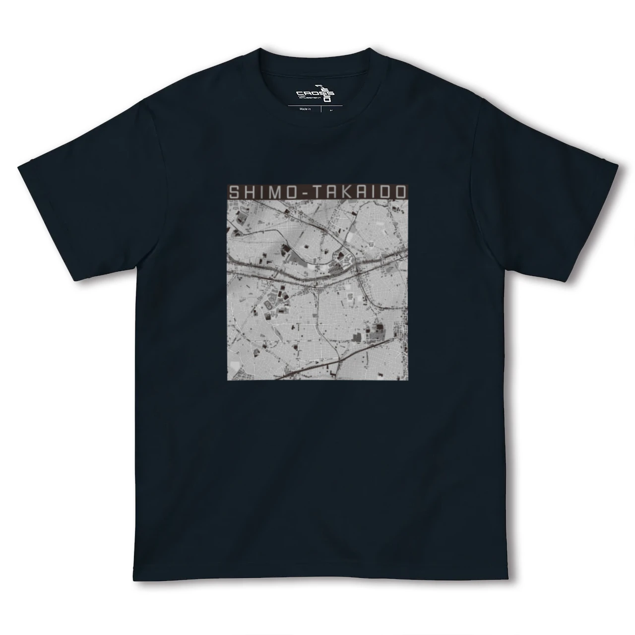 【下高井戸(東京都)】地図柄ヘビーウェイトTシャツ