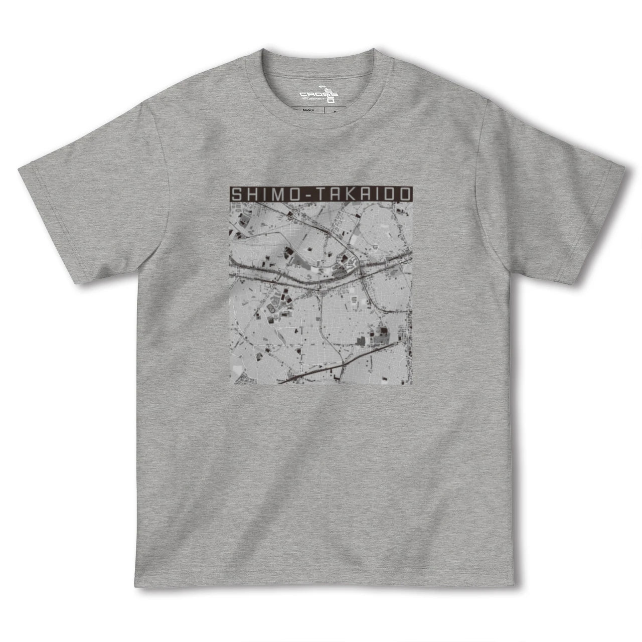 【下高井戸(東京都)】地図柄ヘビーウェイトTシャツ