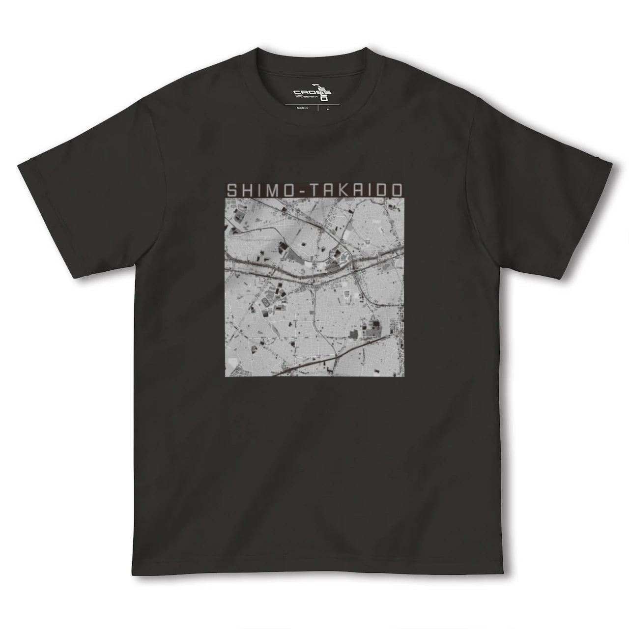 【下高井戸(東京都)】地図柄ヘビーウェイトTシャツ