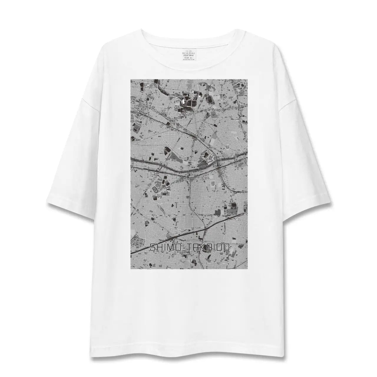 【下高井戸(東京都)】地図柄ビッグシルエットTシャツ