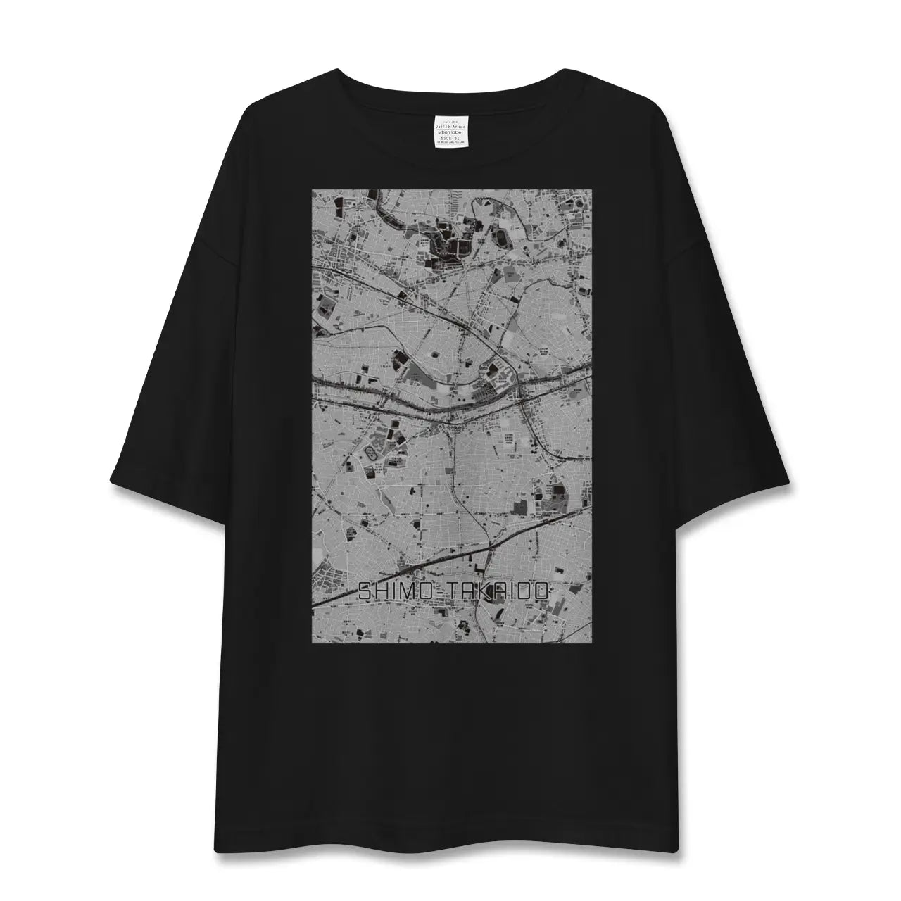 【下高井戸(東京都)】地図柄ビッグシルエットTシャツ