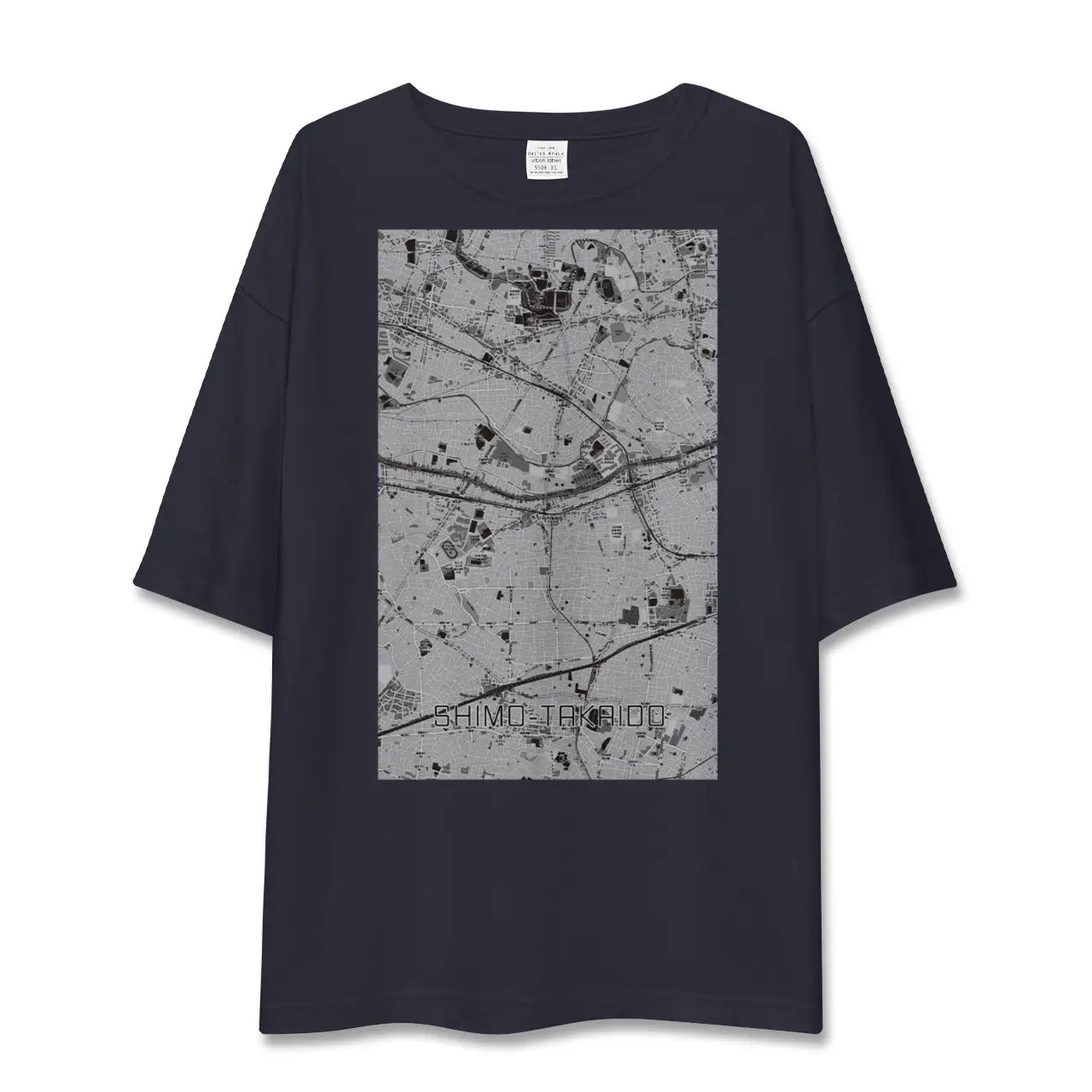 【下高井戸(東京都)】地図柄ビッグシルエットTシャツ