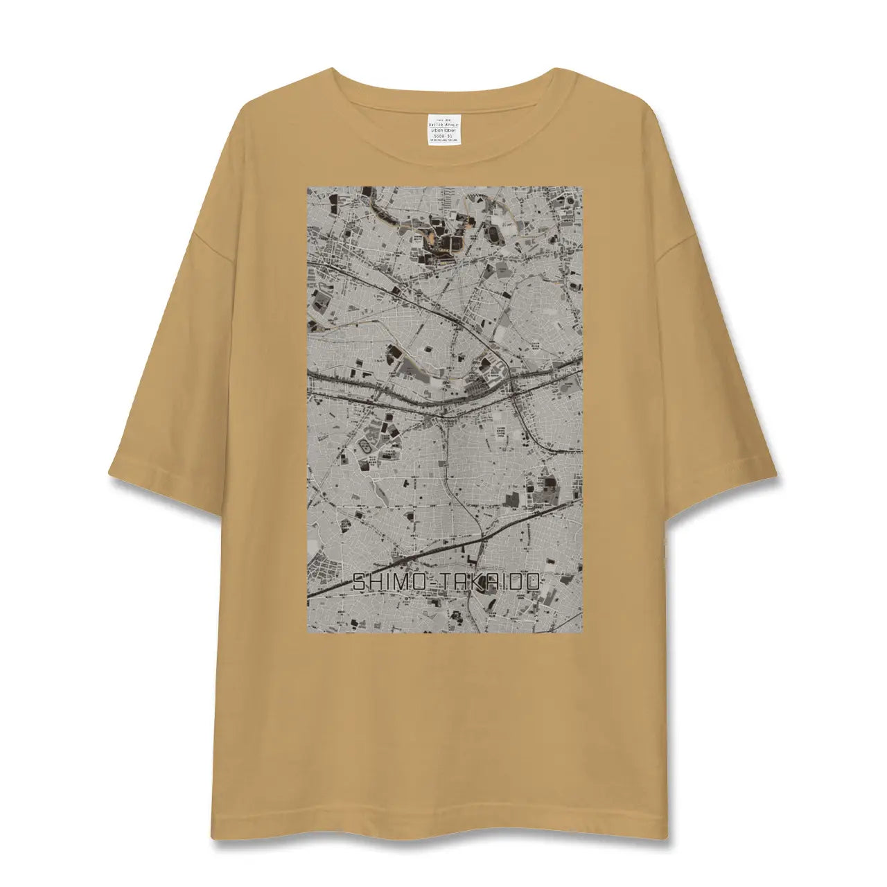 【下高井戸(東京都)】地図柄ビッグシルエットTシャツ