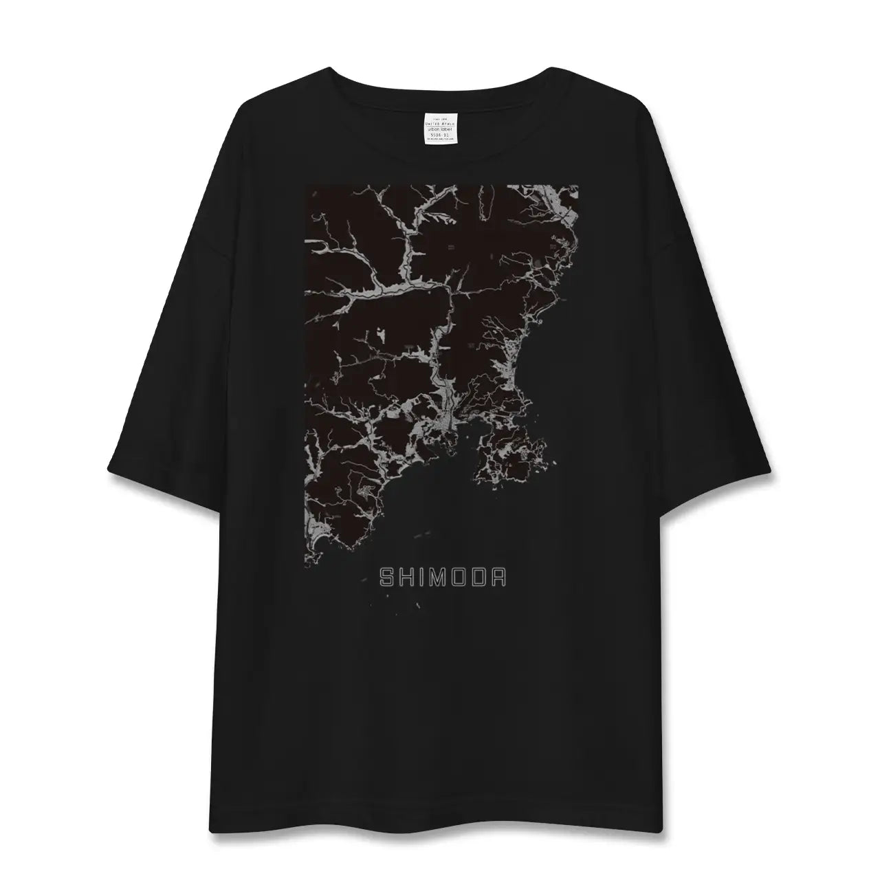 【下田(静岡県)】地図柄ビッグシルエットTシャツ