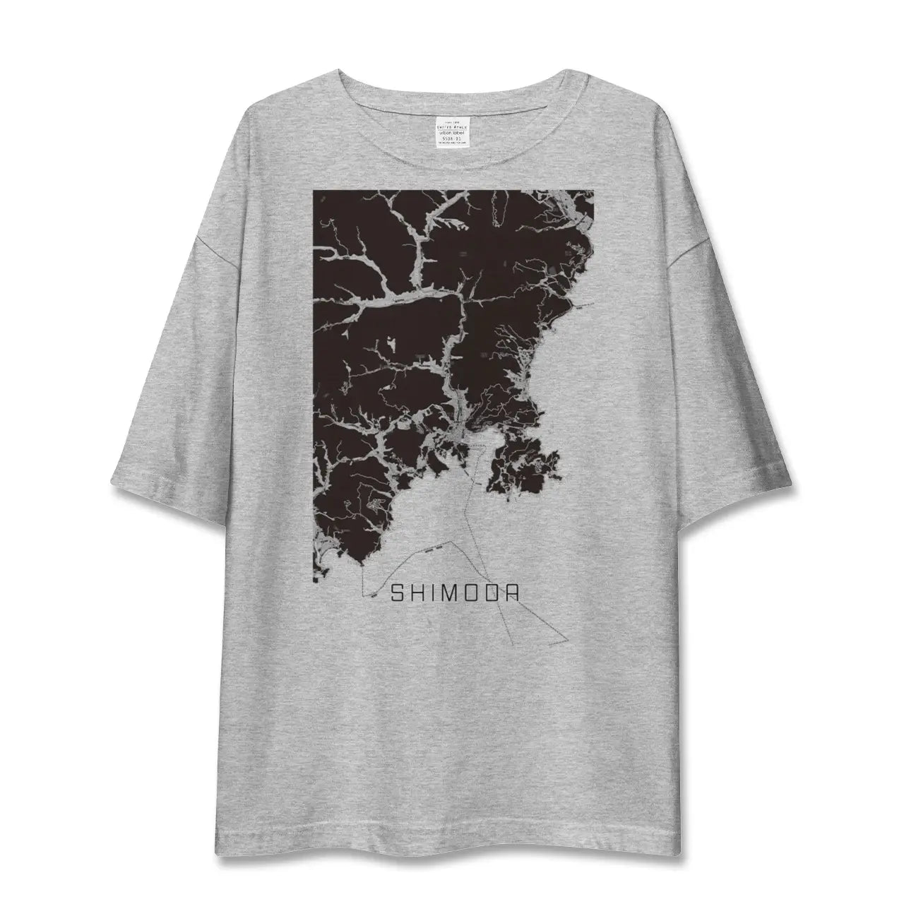 【下田(静岡県)】地図柄ビッグシルエットTシャツ