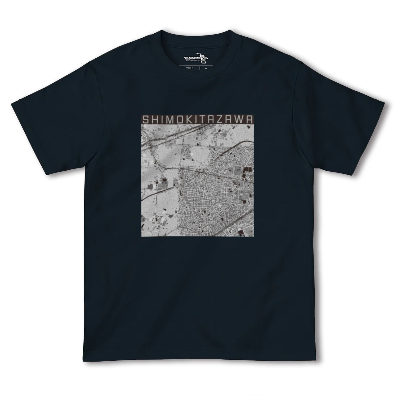 【下北沢(東京都)】地図柄ヘビーウェイトTシャツ