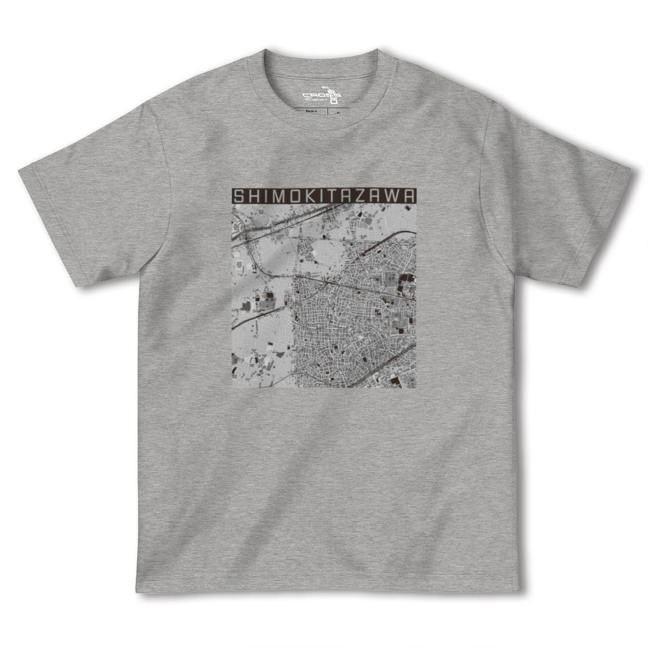 【下北沢(東京都)】地図柄ヘビーウェイトTシャツ