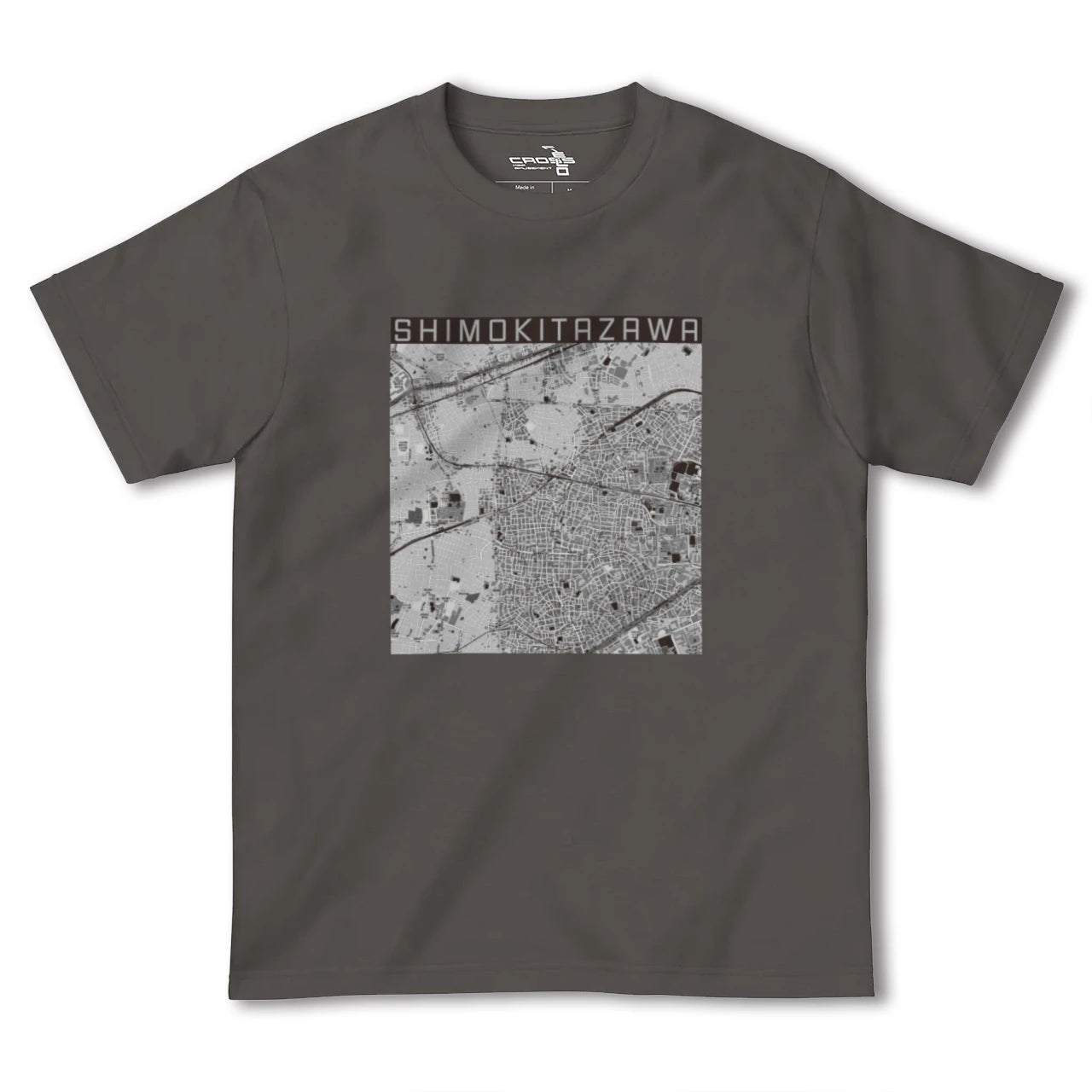 【下北沢(東京都)】地図柄ヘビーウェイトTシャツ