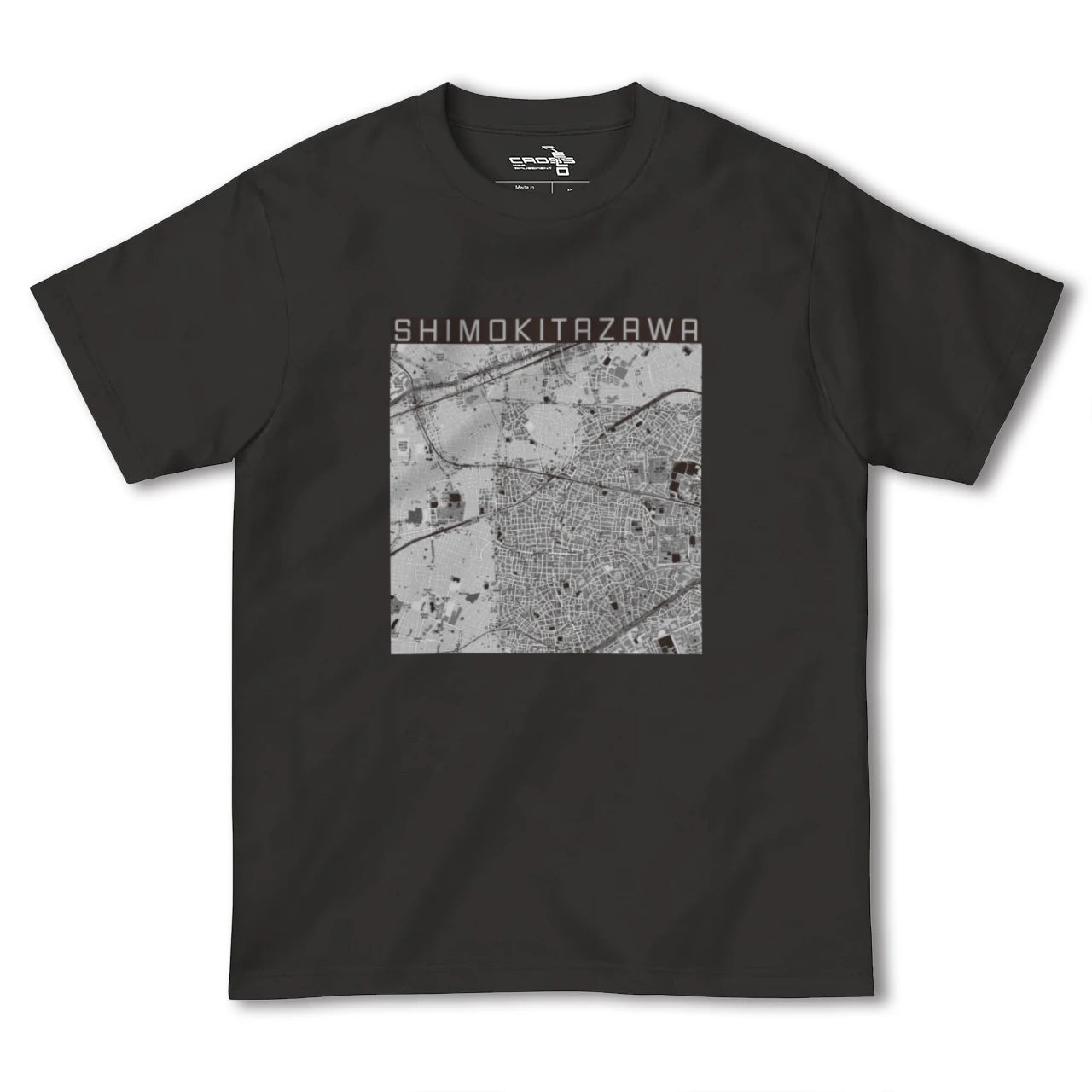 【下北沢(東京都)】地図柄ヘビーウェイトTシャツ