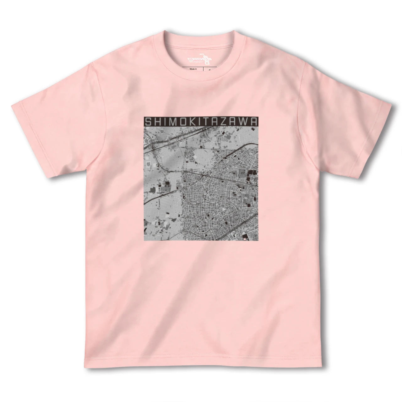 【下北沢(東京都)】地図柄ヘビーウェイトTシャツ