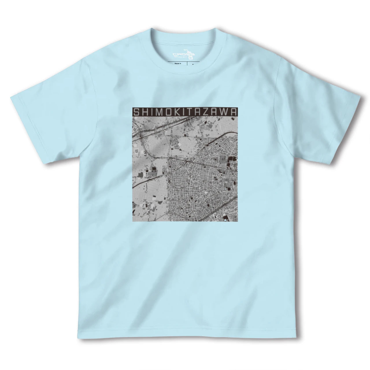 【下北沢(東京都)】地図柄ヘビーウェイトTシャツ