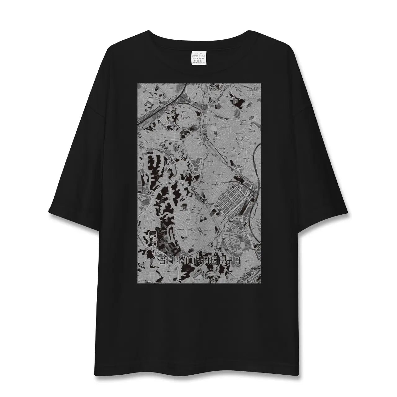 【下永谷(神奈川県)】地図柄ビッグシルエットTシャツ