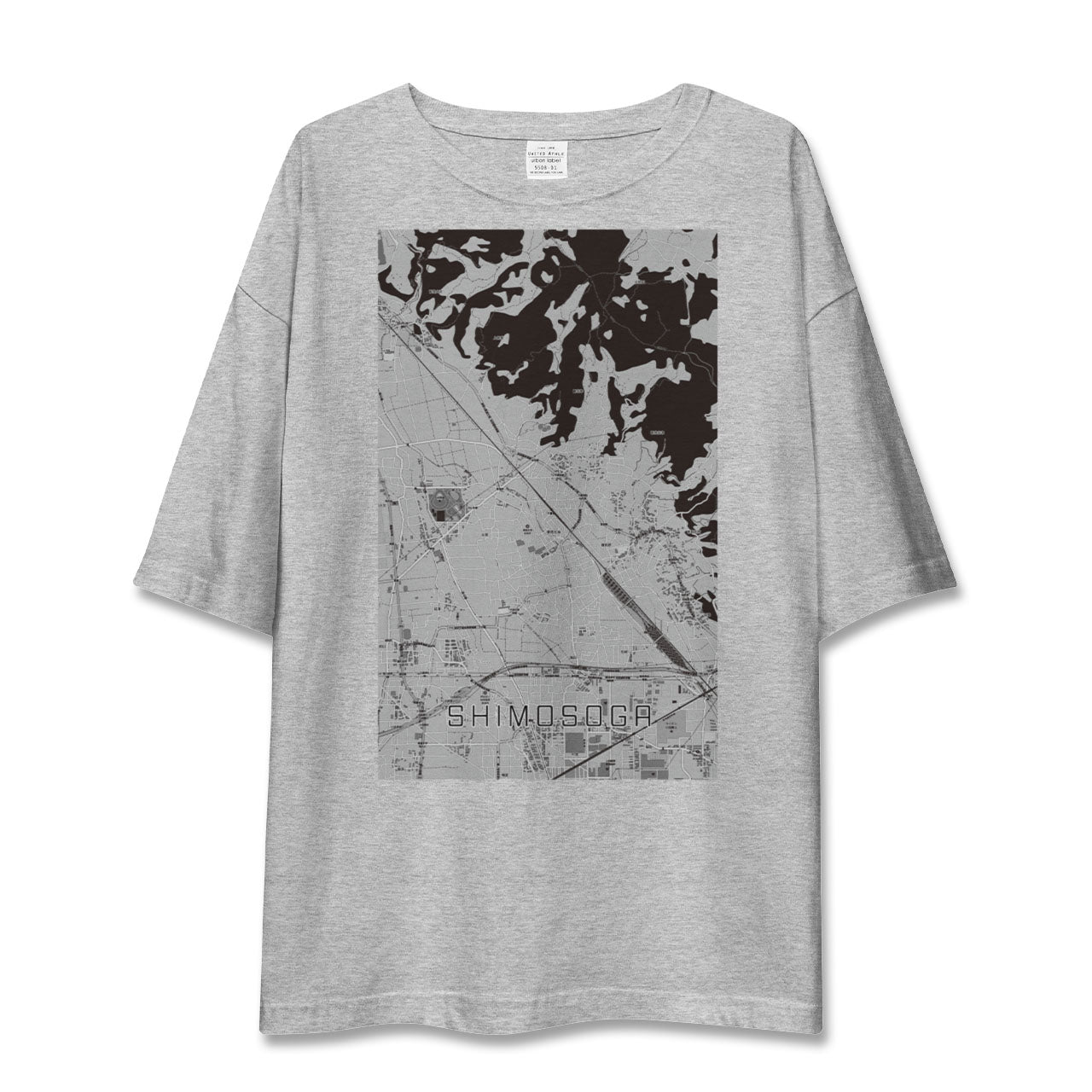 【下曽我(神奈川県)】地図柄ビッグシルエットTシャツ