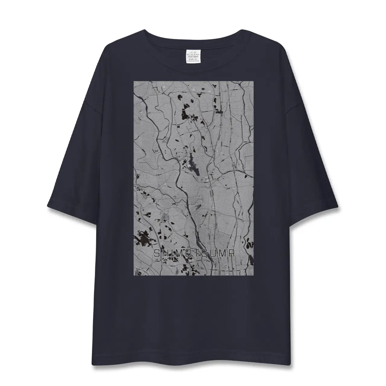 【下妻(茨城県)】地図柄ビッグシルエットTシャツ