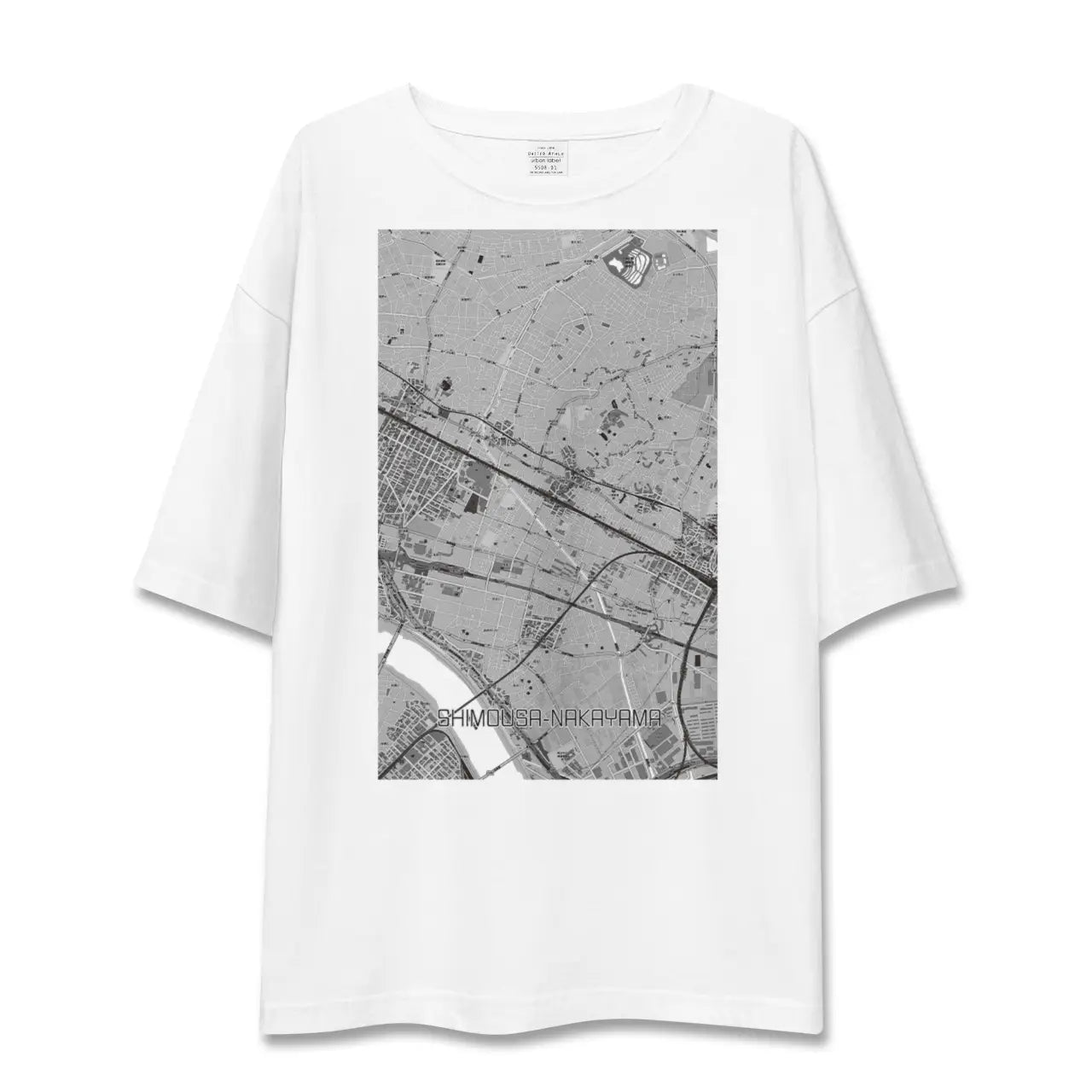 【下総中山(千葉県)】地図柄ビッグシルエットTシャツ