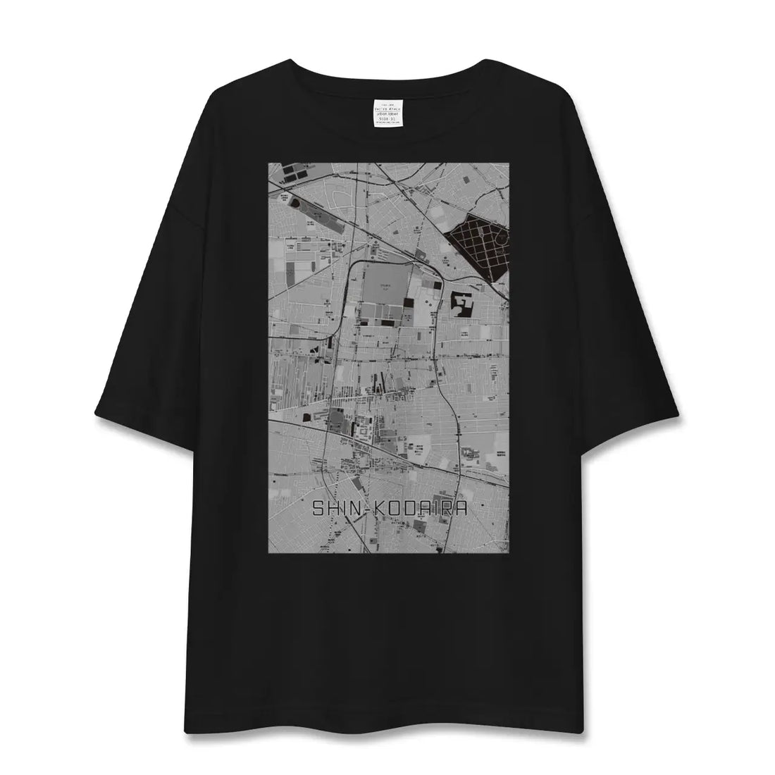 【新小平(東京都)】地図柄ビッグシルエットTシャツ