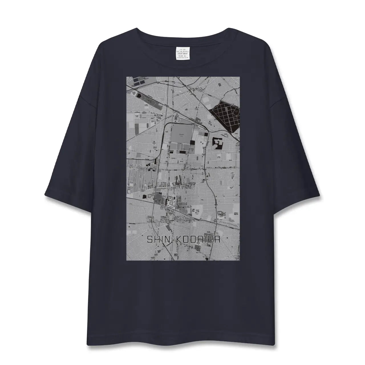 【新小平(東京都)】地図柄ビッグシルエットTシャツ