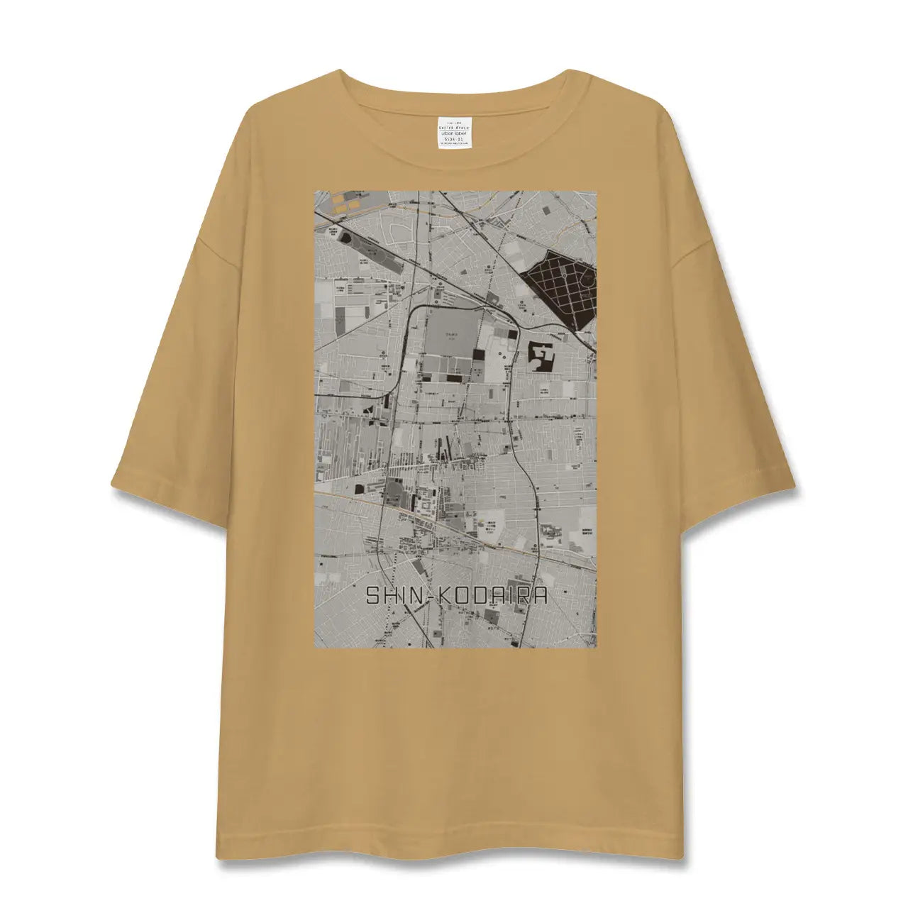 【新小平(東京都)】地図柄ビッグシルエットTシャツ