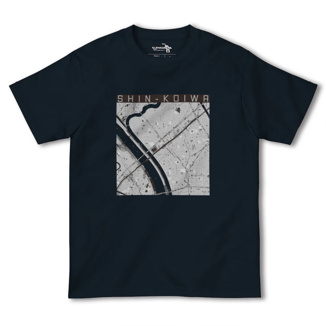 【新小岩(東京都)】地図柄ヘビーウェイトTシャツ