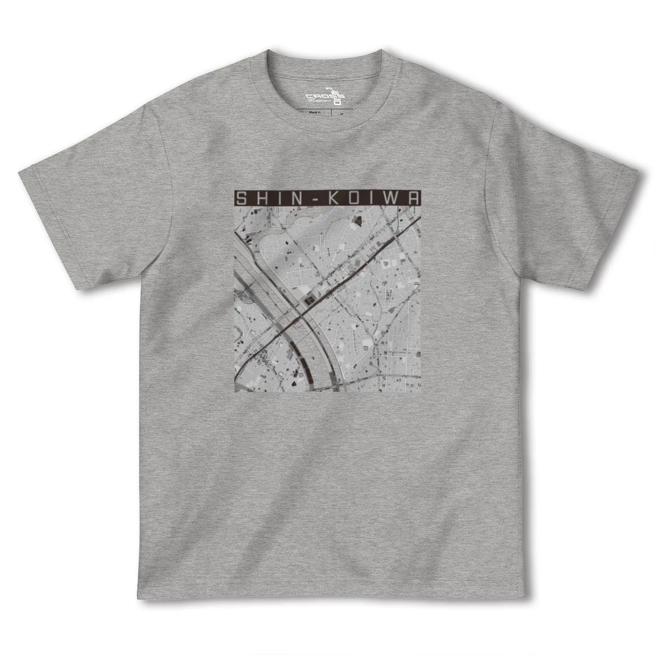 【新小岩(東京都)】地図柄ヘビーウェイトTシャツ