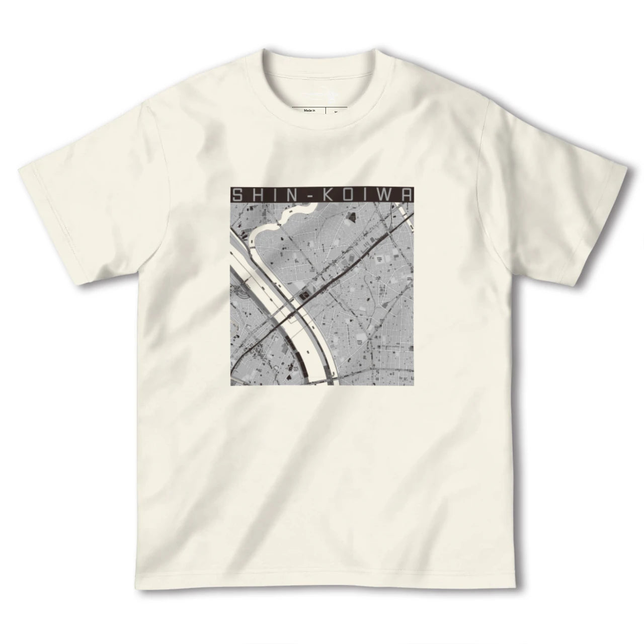 【新小岩(東京都)】地図柄ヘビーウェイトTシャツ