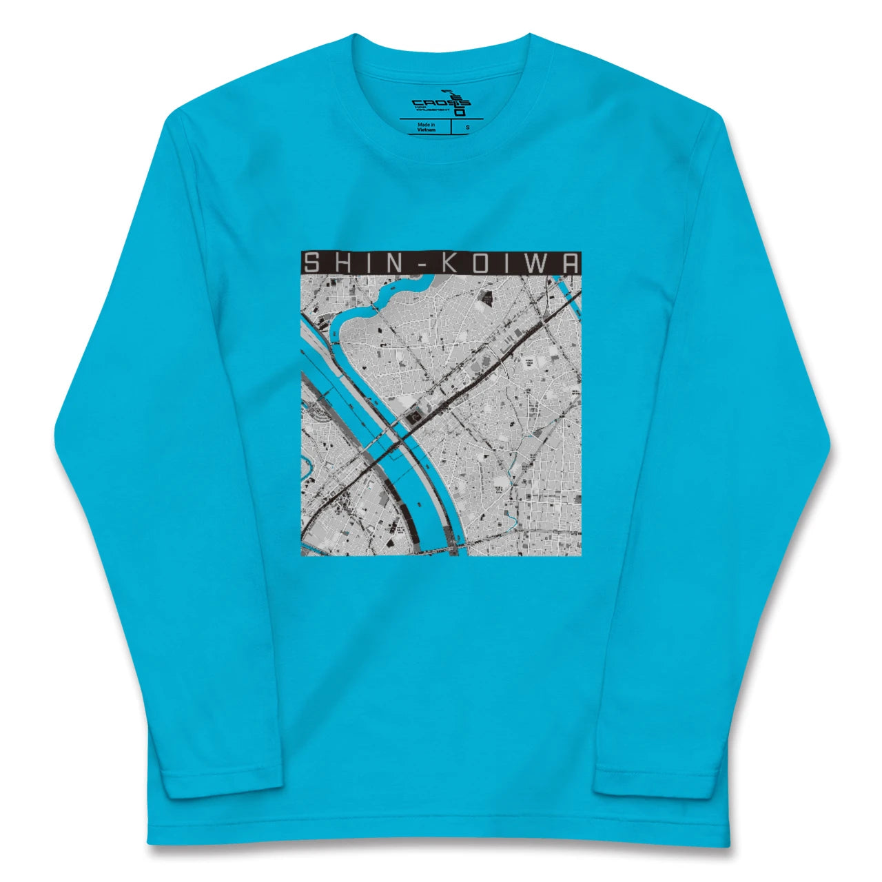 【新小岩(東京都)】地図柄ロングスリーブTシャツ