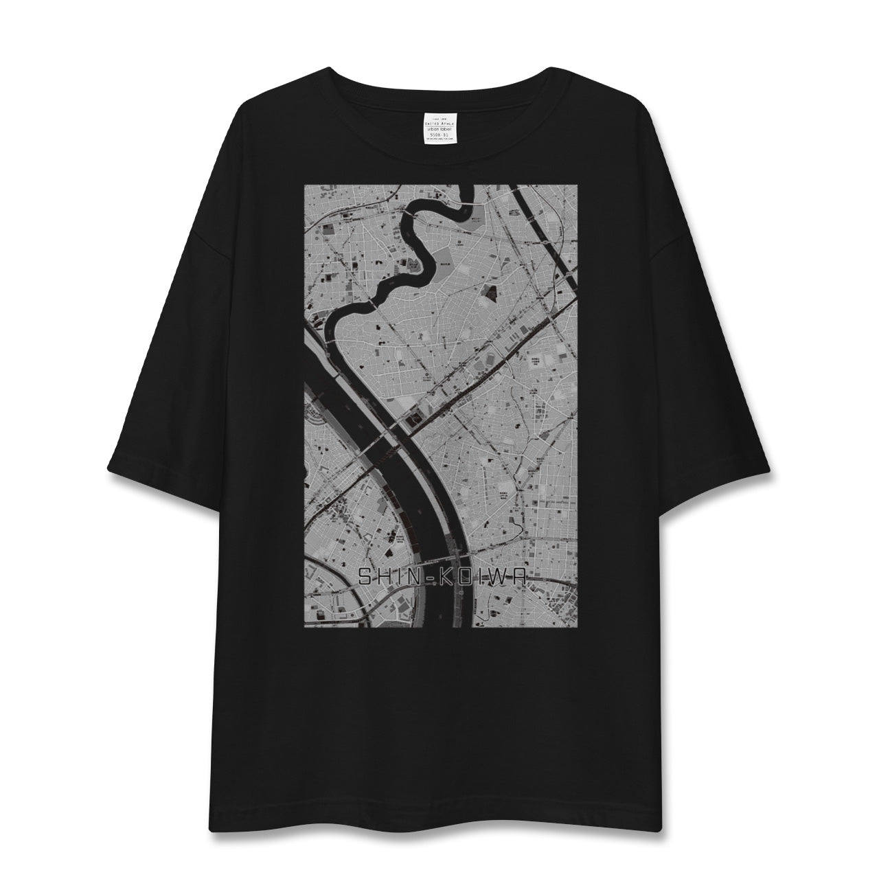 【新小岩(東京都)】地図柄ビッグシルエットTシャツ