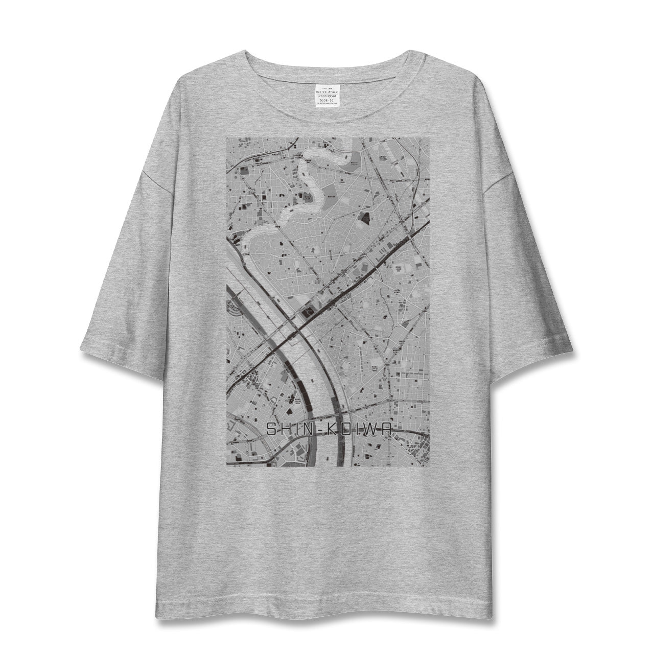 【新小岩(東京都)】地図柄ビッグシルエットTシャツ