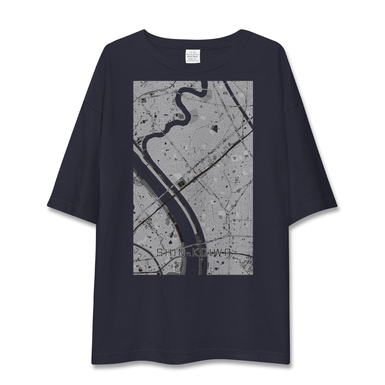 【新小岩(東京都)】地図柄ビッグシルエットTシャツ