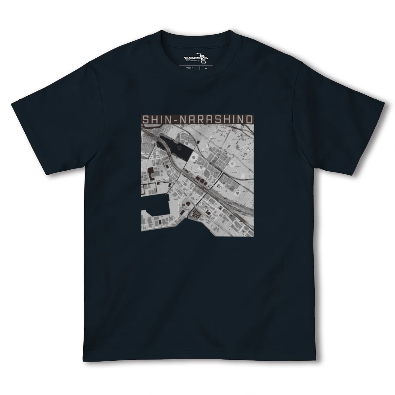 【新習志野(千葉県)】地図柄ヘビーウェイトTシャツ