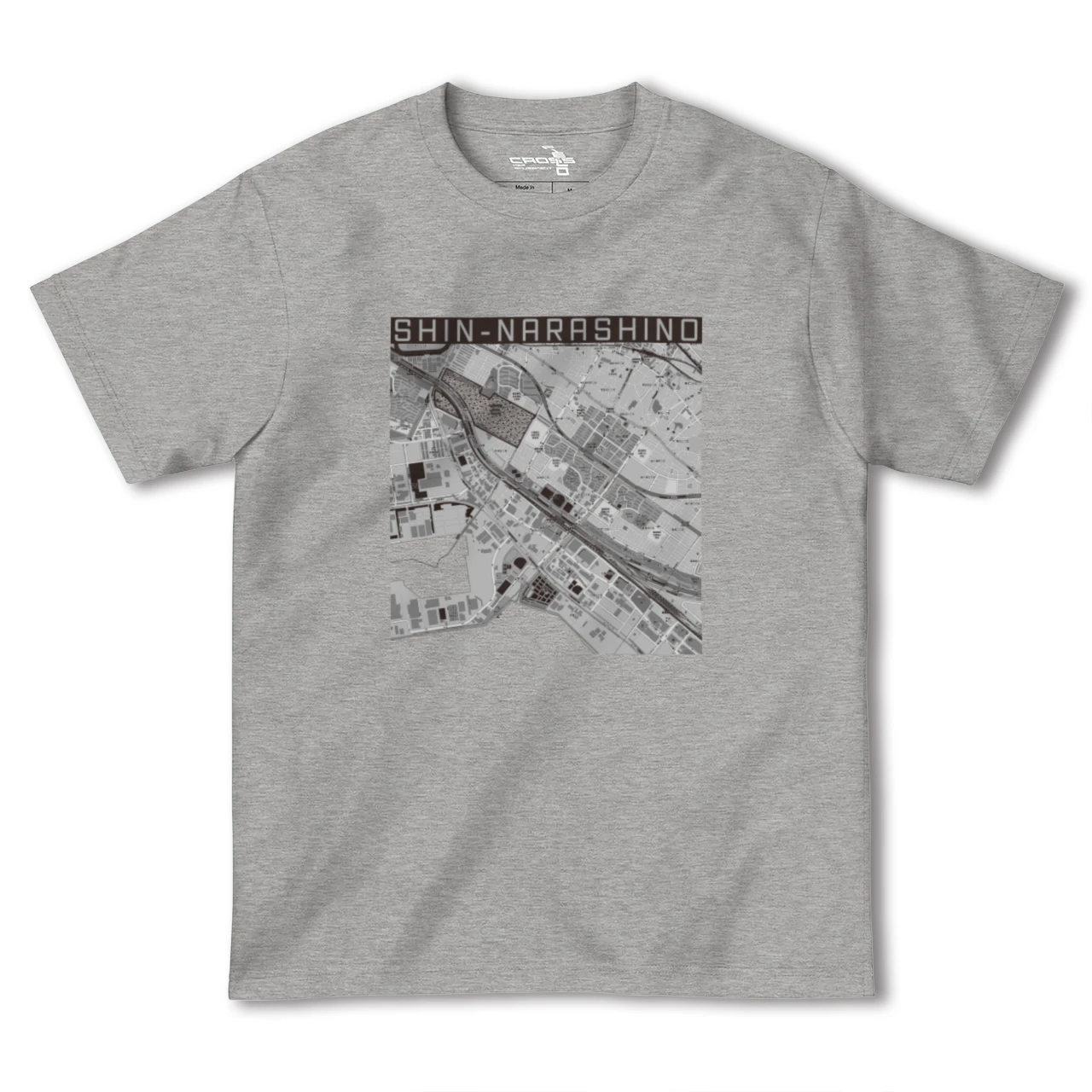 【新習志野(千葉県)】地図柄ヘビーウェイトTシャツ