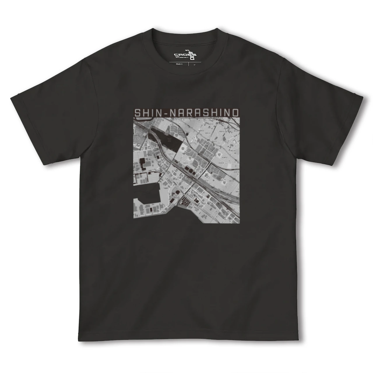 【新習志野(千葉県)】地図柄ヘビーウェイトTシャツ