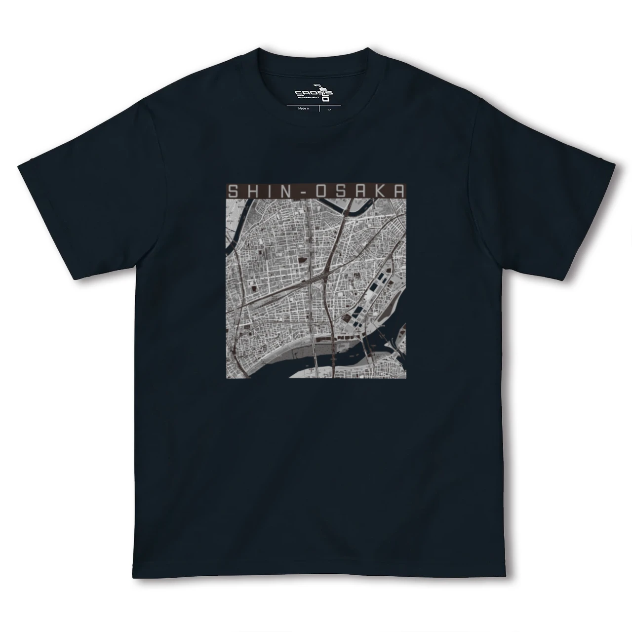 【新大阪(大阪府)】地図柄ヘビーウェイトTシャツ