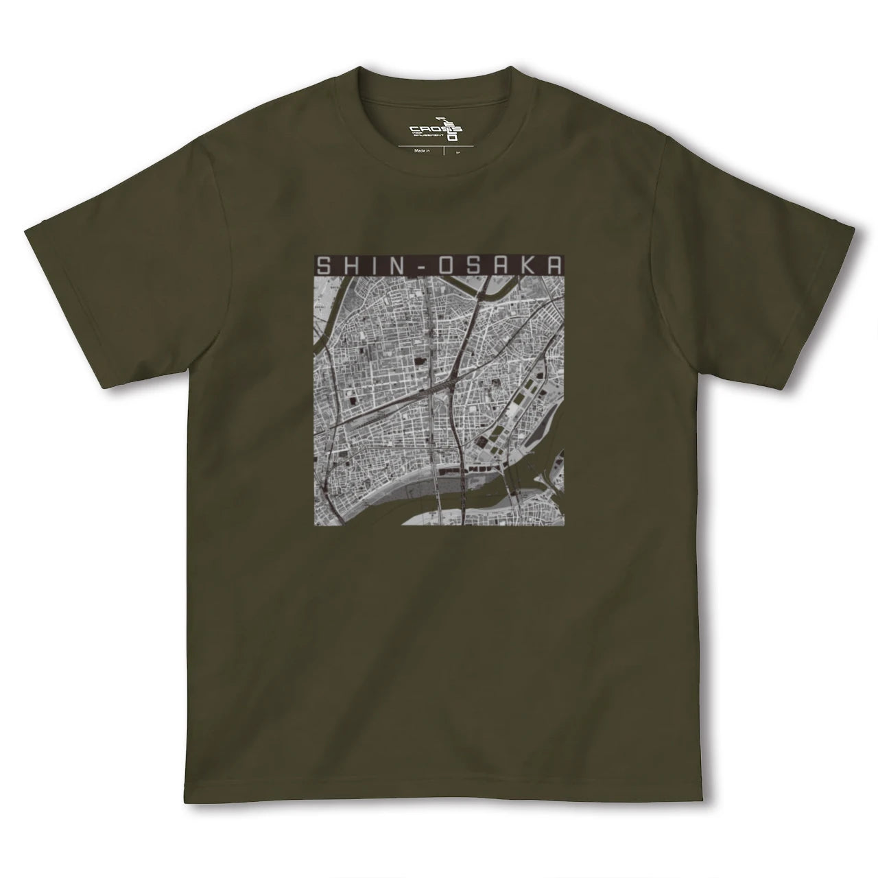 【新大阪(大阪府)】地図柄ヘビーウェイトTシャツ