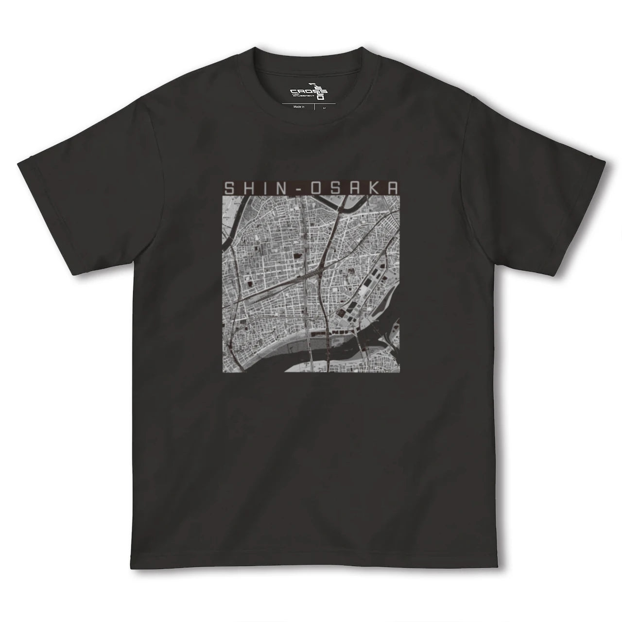 【新大阪(大阪府)】地図柄ヘビーウェイトTシャツ