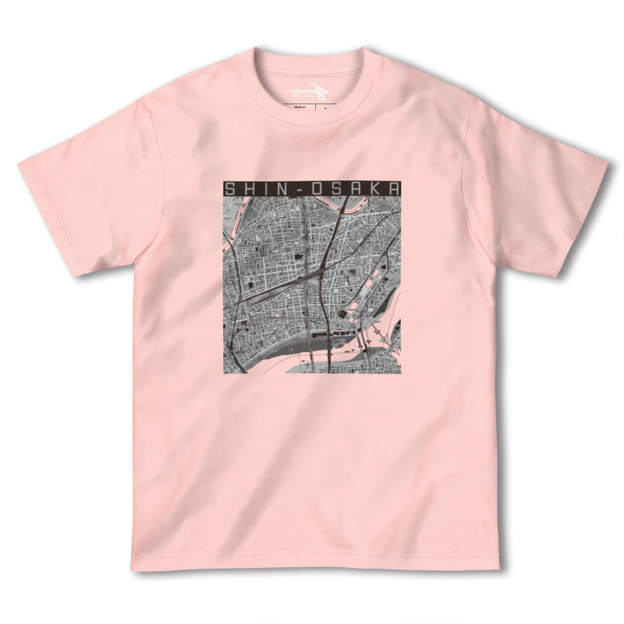 【新大阪(大阪府)】地図柄ヘビーウェイトTシャツ