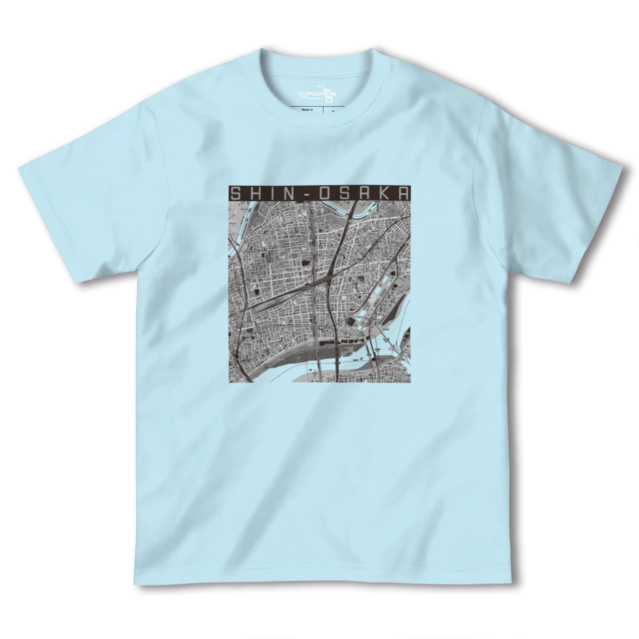 【新大阪(大阪府)】地図柄ヘビーウェイトTシャツ