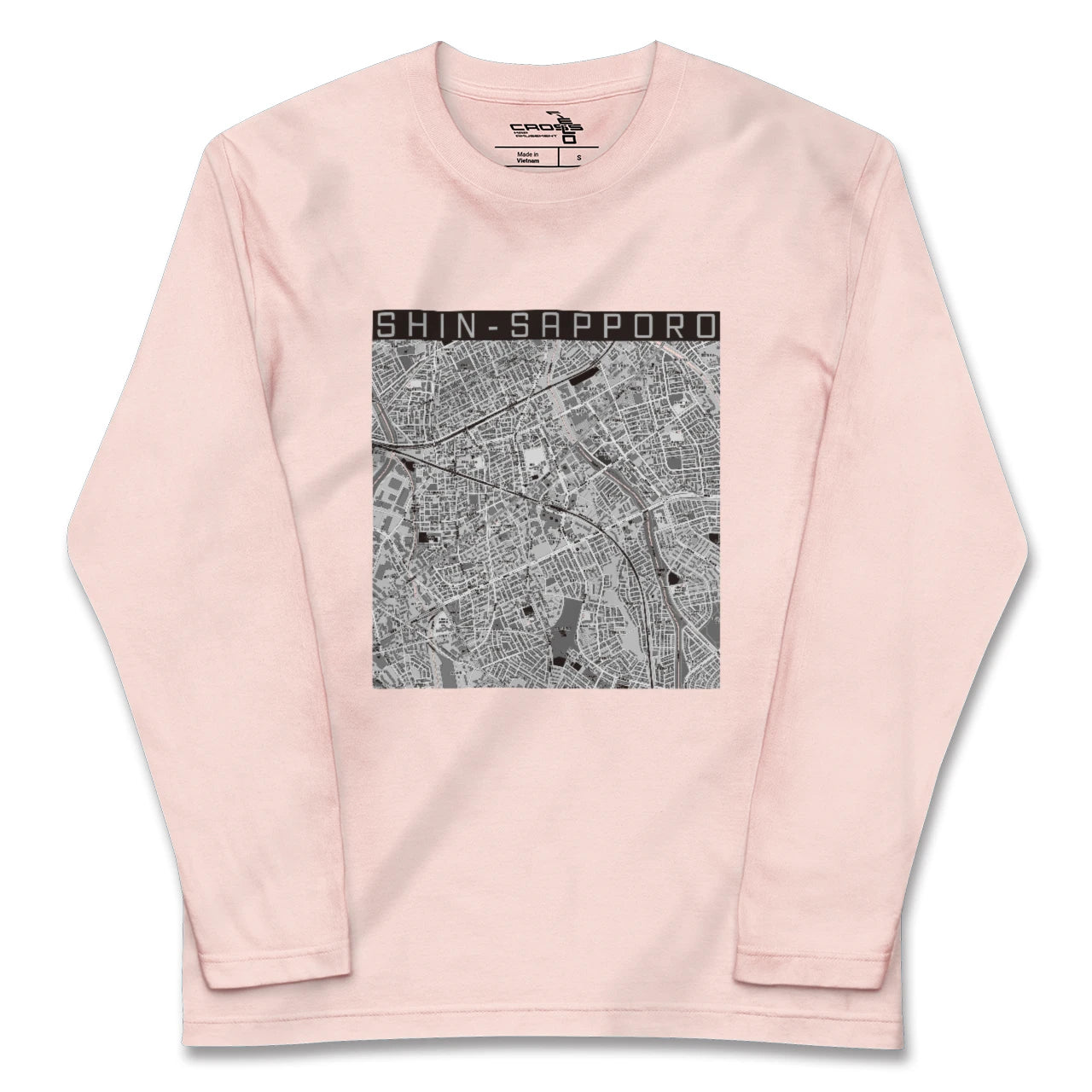 【新札幌(北海道)】地図柄ロングスリーブTシャツ
