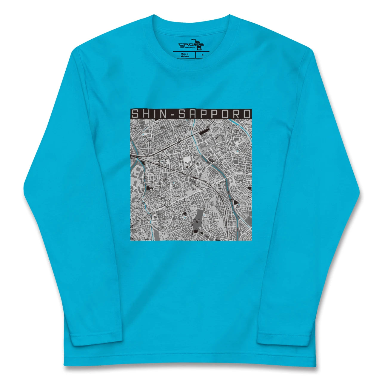 【新札幌(北海道)】地図柄ロングスリーブTシャツ