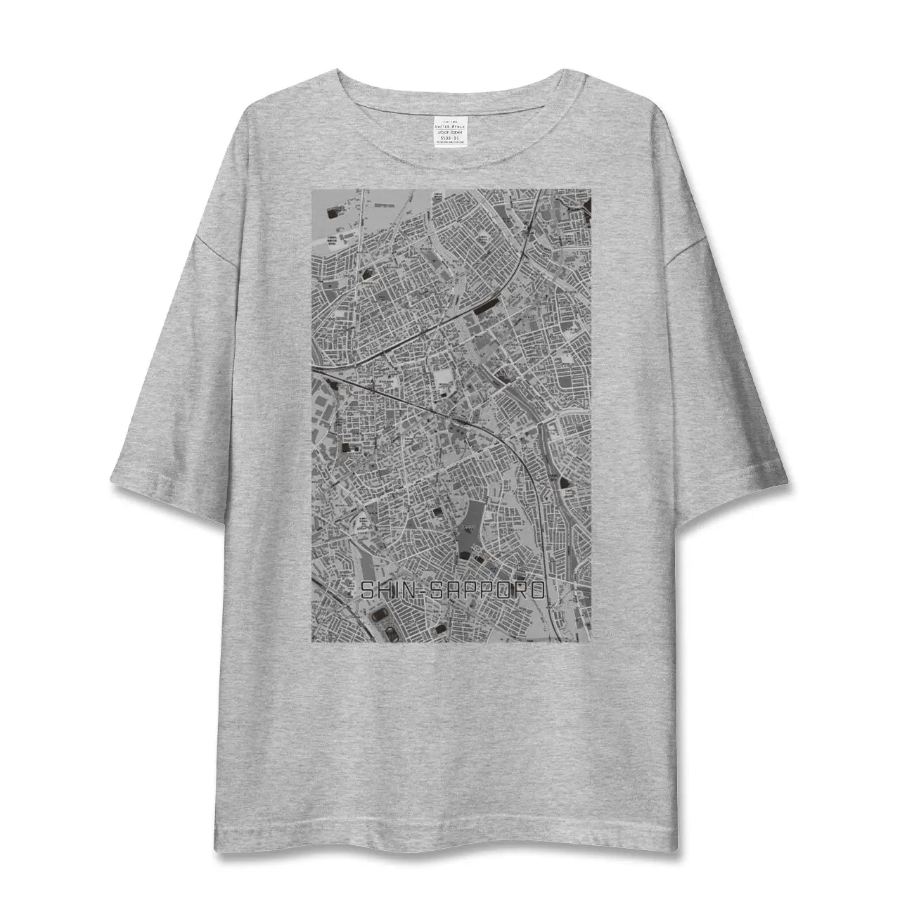【新札幌(北海道)】地図柄ビッグシルエットTシャツ